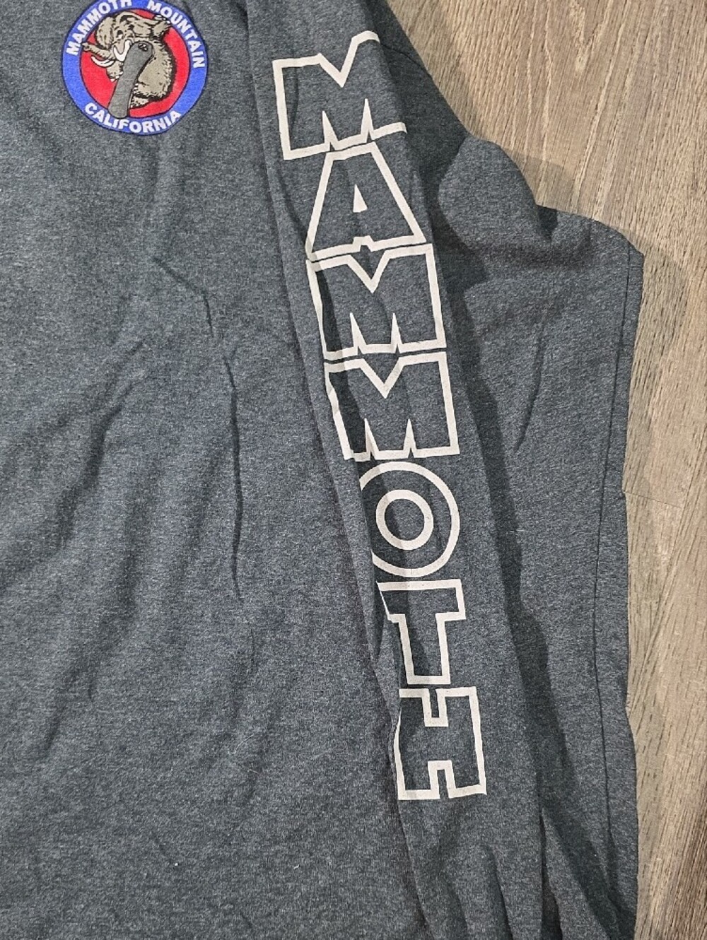 Mammoth Long Sleeve Crewneck Tee - Charcoal - Picture 3 of 5